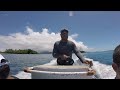 Boat Ride to Kehpara (Black Coral) Island. Pohnpei Federated States of Micronesia (FSM)