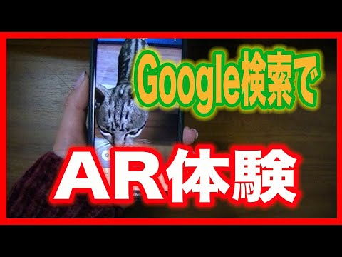グーグルの面白い使い方 猫などを検索して3d表示 Youtube