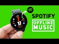 How to use SPOTIFY on Samsung Galaxy Watch 4!! Download OFFLINE Music!!! image