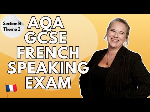 AQA GCSE French Speaking Exam Section B - Theme 3: Communication and the world around us