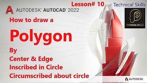 How to draw a Polygon in AutoCAD 2022