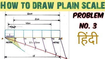 Plain scale problem 3 |Engineering drawing| |Engineering and poetry|