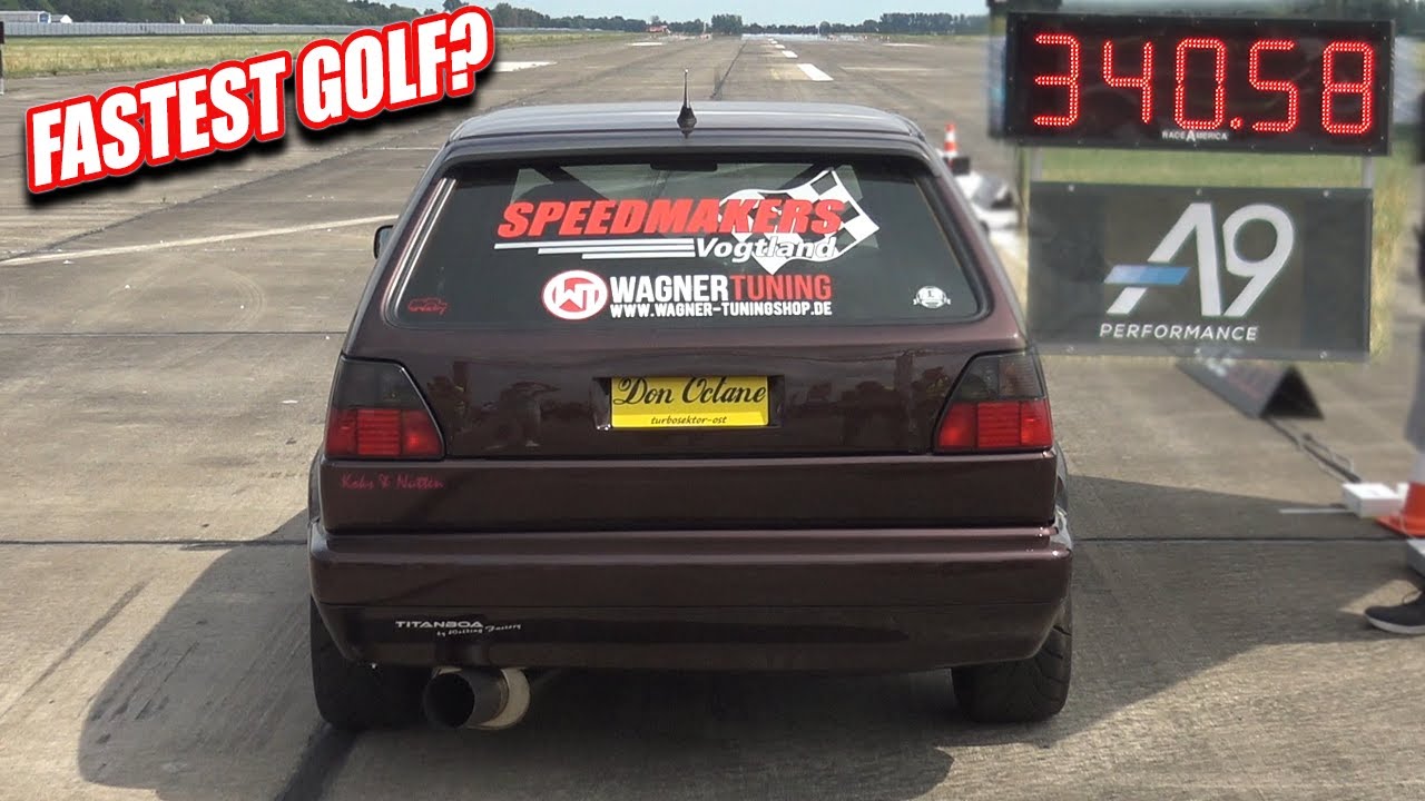 IS THIS THE FASTEST VW GOLF MK2 ON EARTH? 1400hp GOLF!