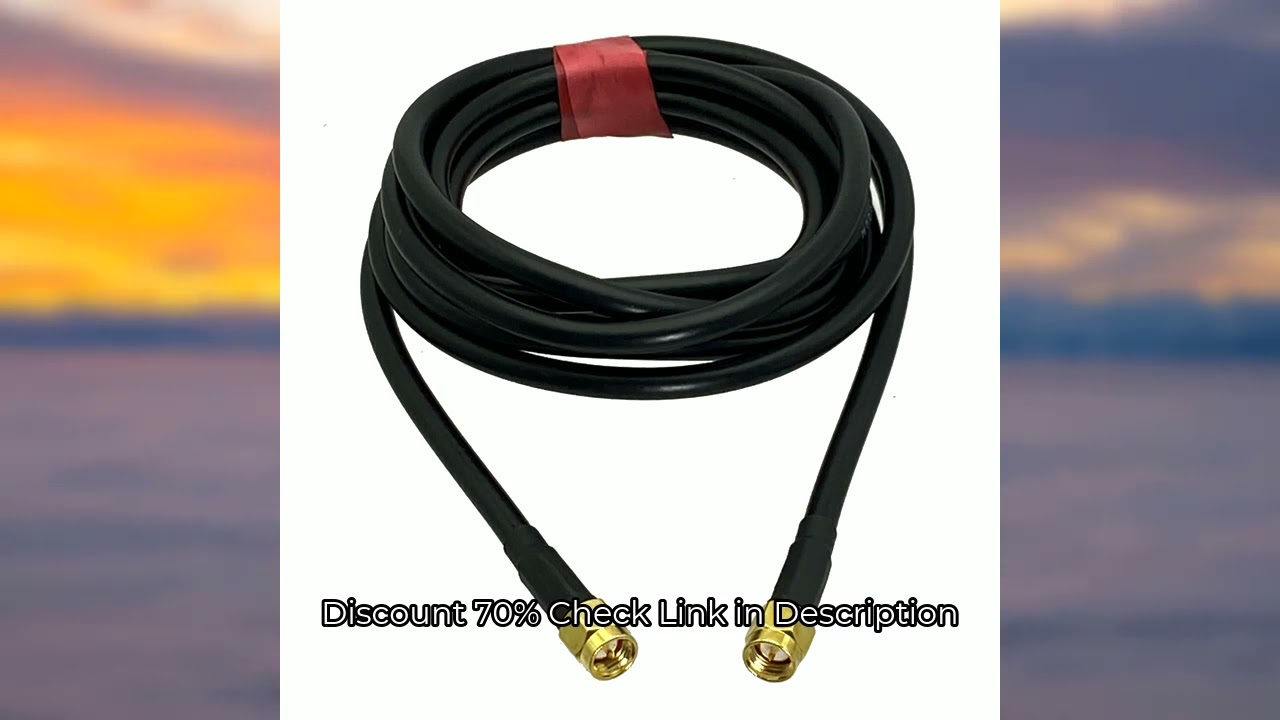 1Pcs Cable SMA male plug to SMA male plug Connector RG58 RF Coaxial Jumper pigtail 6inch~20M Wire Te