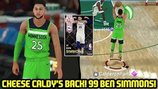 I'M A CHEESER NOW! PINK DIAMOND BEN SIMMONS 5 OUT GOD! NBA 2K18 MYTEAM GAMEPLAY