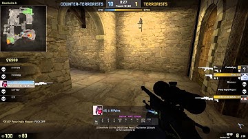 CSGO 1v5 cobblestone awp clutch