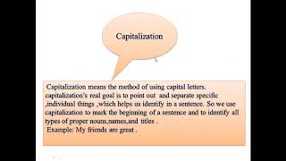 Capitalization   1