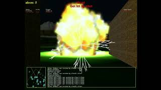 BZFlag 1.7e6 (2002) - Retro gameplay on the Windows XP SP1 on 64MB RAM PC