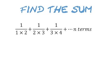 1/(1*2) + 1/(2*3) + 1/(3*4) + ... n terms = ?