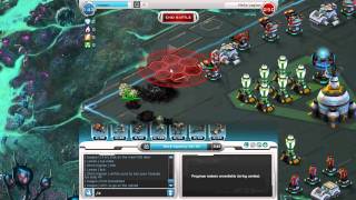 Edgeworld, XP and Resources farm, Helio level 250, 57k XP, 6 Rhinos lost
