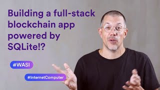 Building a full-stack blockchain app powered by SQLite!?