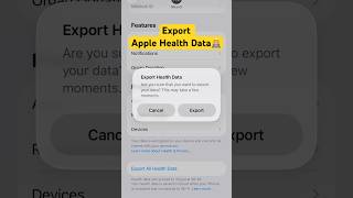 👉🧑💻How to export your Apple Health data? #applehealth