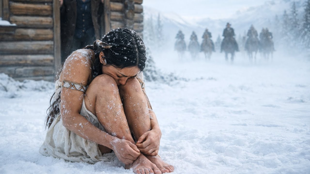 She Was Sent to Die in the Snow… Until One Man Opened His Door in wild west stories