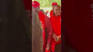 Uhuru Kenyatta Arriving at Jubilee Party Delegate Meeting Today