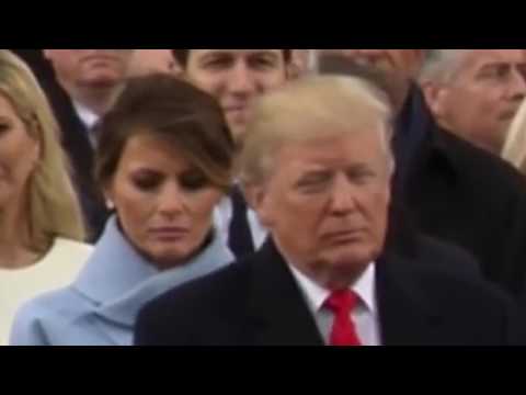 Мелания Трамп на инаугурации мужа 20 января 2017 года