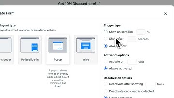 StouteCRM | GoHighLevel Popup Form Options
