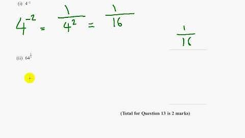Edexcel GCSE Maths Modular Higher Unit 2 -  Nov 2012 - Q13 i & ii