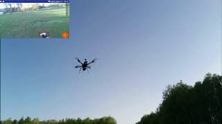 First Flight of Upgraded and Repaired drone + Detection Test - a little Touch&Go