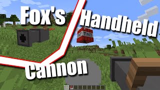 ЛУЧШАЯ ДИНАМИТНАЯ ПУШКА В МАЙНКРАФТ | ОБЗОР МОДА Fox's Handheld Cannon  1.16.5, 1.17.1 screenshot 5