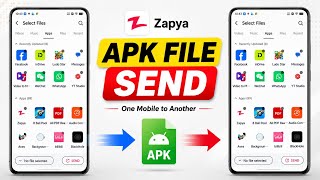 How To Share Apps via Zapya | How To Transfer APKs From One Mobile To Another Using Zapya screenshot 3