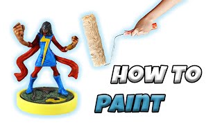 UNMATCHED: MS. MARVEL | How to Paint Beginner Tutorial