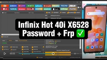 Infinix Hot 40i X6528 Password + Frp bypass with UnlockTool