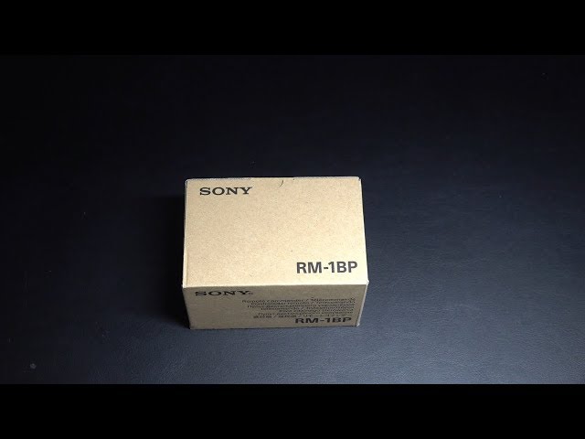 Unboxing SONY RM-1BP