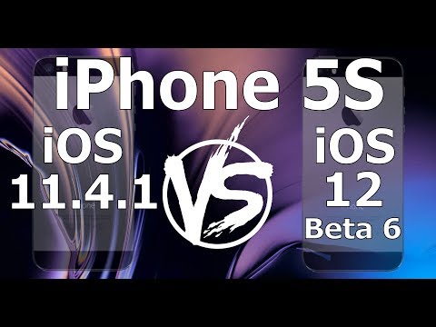 Speed Test : iPhone 5S - iOS 12 Beta 6 vs iOS 11.4.1 (iOS 12 Public Beta 5 Build 16A5345f)