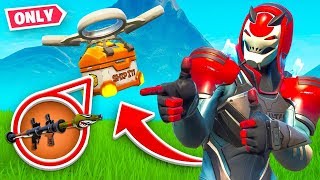 DRONE LOOT *ONLY* Challenge in Fortnite!