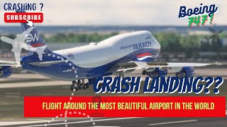 Most IMPOSSIBLE Aircraft Flight Landing!! Silk Way West Airlines Boeing 747 Landing at Paris Airport