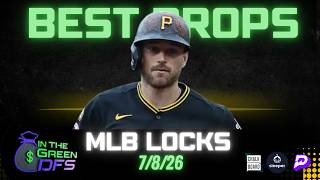 BEST MLB PROPS TODAY | BEST 5 BETS | WEDNESDAY 7/8/26 | BONUS MLB BET 🔥 screenshot 5