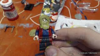 Lego Custom Thor Minifigure Time-Lapse - Endgame Thor - Lego Fat Thor