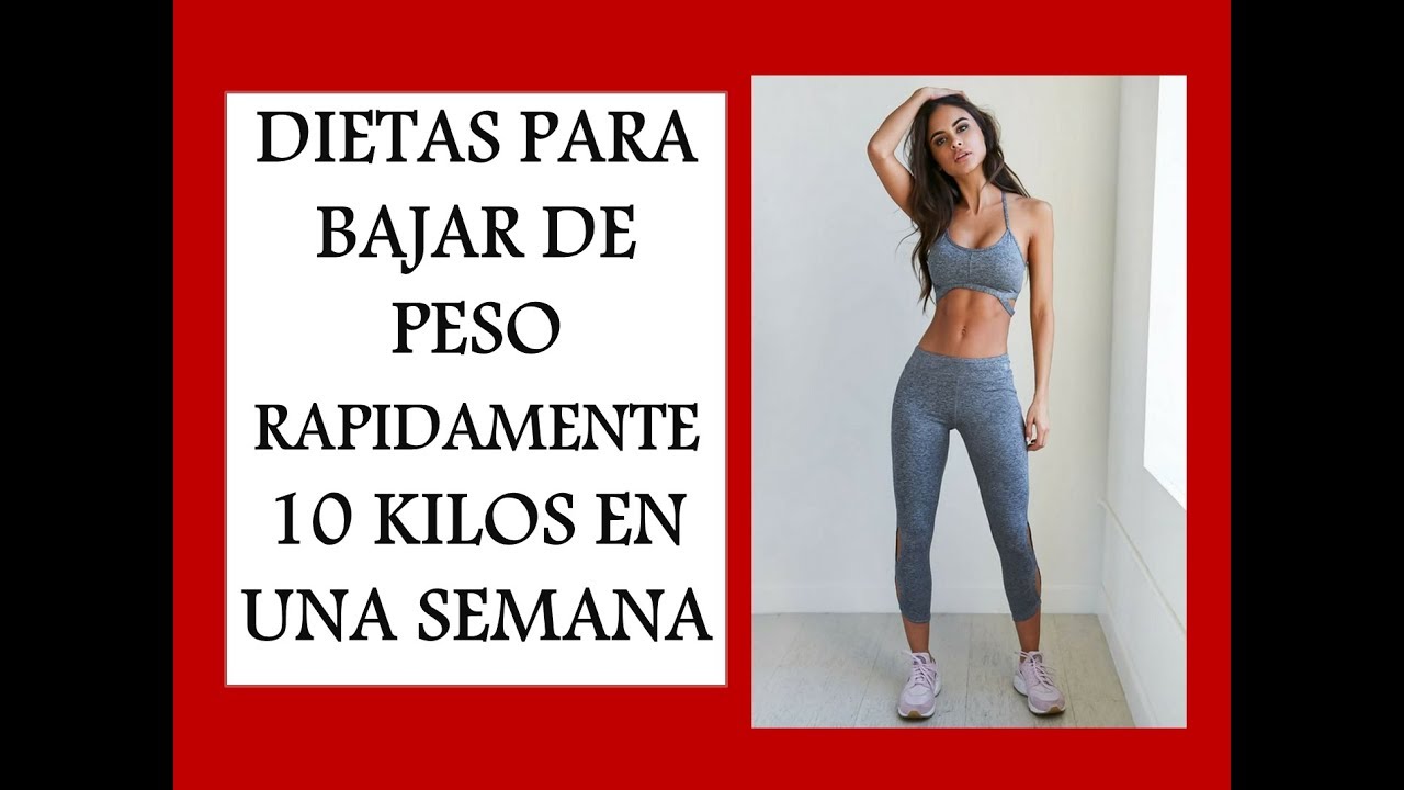 ATENCIÓN !! ⚠ DIETAS para BAJAR de PESO rapidamente 10 KILOS en una