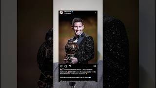 Leo Messi, expected to win the Ballon d'Or 2023 - indications confirmed #shorts