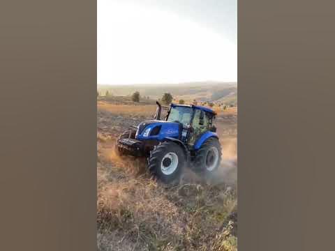 Yokus yukari tarla surumu #newholland - YouTube