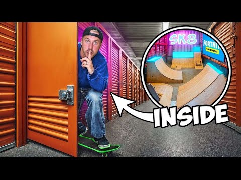 We Built a HIDDEN Skatepark in Public!