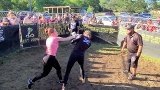 FEMALE FIGHTER KNOCKING OUT ALL OF HER OPPONENTS