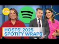 Today hosts reveal their Spotify Wrapped 2025 lists | Today Show Australia