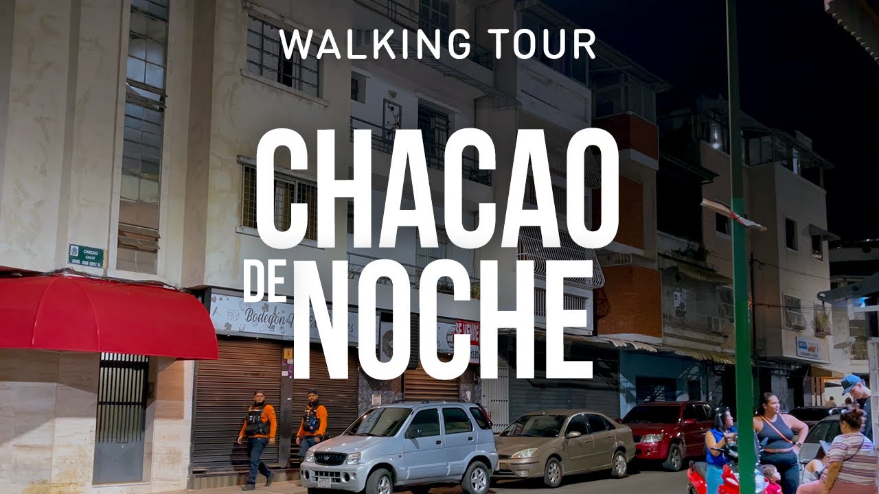 🚶‍♀️🚶CARACAS 🇻🇪 Walking City Tour 4K: Chacao de noche | como nunca lo viste