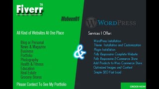 Wordpress Website Development - Fiverr Gig Intro