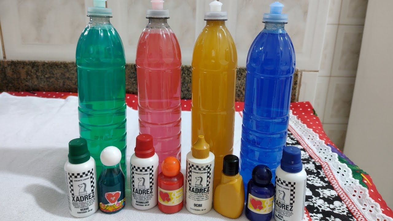 Como multiplicar corante para receitas caseiras com várias opções.