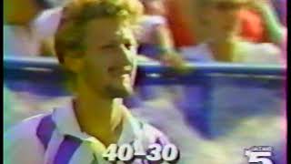 Miloslav Mecir Vs Boris Becker Us Open Semifinal 1986 Youtube