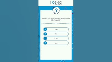 Learn Provisioning SQL Databases online | Koenig Solutions