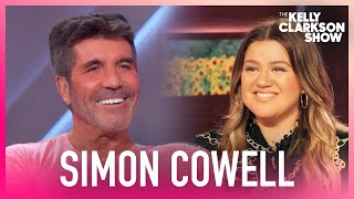 Simon Cowell Reacts To Kelly's Impression Of His British Accent