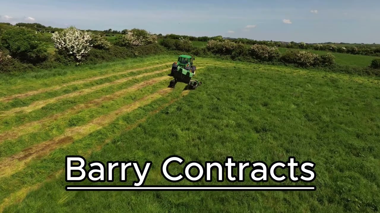 Barry Contracts mowing and baling 2025 silage season