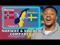 AMERICAN REACTS To Norway and Sweden Compared