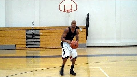 James Harden Windshield Dribble, Pound-Crossover Stepback Jumpshot Pt. 1 | Dre Baldwin