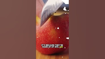 Why Do Apples Float in Water #apples #foodfacts