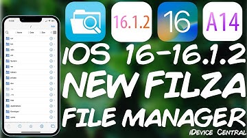 iOS 16 - 16.1.2 JAILBREAK News: FilzaEscaped RELEASED! Powerful File Manager For All Devices