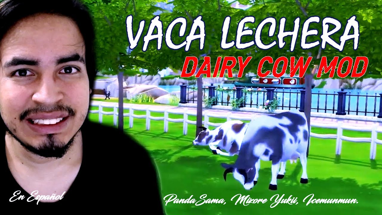 DAIRY COW MOD (Vacas de Granja Reales) En Español Los sim 4 YouTube
